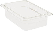 Cambro 42CW148 Camwear Food Pan plastic 1/4-size 2-1/2"D white - Case of 6