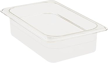 Cambro 42CW148 Camwear Food Pan plastic 1/4-size 2-1/2"D white - Case of 6