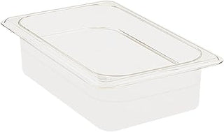Cambro 42CW148 Camwear Food Pan plastic 1/4-size 2-1/2"D white - Case of 6