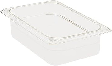 Cambro 42CW148 Camwear Food Pan plastic 1/4-size 2-1/2"D white - Case of 6