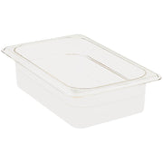 Camwear Food Pan plastic 1/4-size 2-1/2"D white - Case of by Cambro – Polycarbonate (PC), Model 42CW148