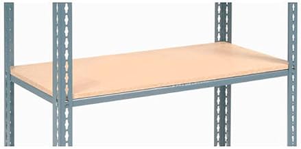 Global Industrial Additional Shelf Level Boltless Wood Deck 36"W x 12"D, Gray