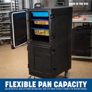 Carlisle FoodService Products Black / 10 Pan Capacity / Modern Storage & Transport