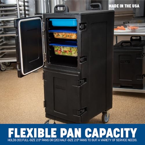 Carlisle FoodService Products Black / 10 Pan Capacity / Modern Storage & Transport