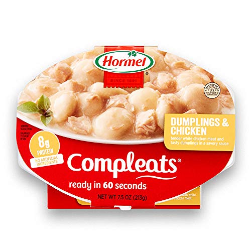 HORMEL COMPLEATS Dumplings & Chicken / 7.5 Ounce (Pack of 7) / Meal Chicken Soups