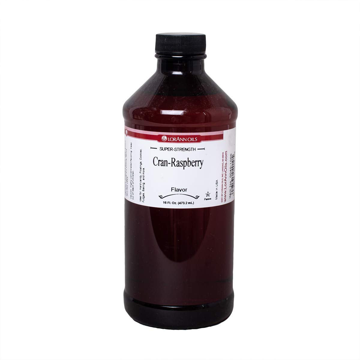 LorAnn Cran-Raspberry SS Flavor by LorAnn Oils – 16 ounce, Yellow, Model 0040-1000