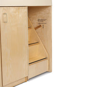 Diaper Changer with Stairs by Jonti-Craft – Wood, Light Wood, Model 5145JC