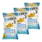 Barnana Sea Salt & Vinegar / 5 Ounce (Pack of 3) / Chips Dried Banana Chips