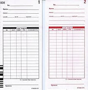 Time Card for Lathem Model 7000E, Numbered 1-100, Two-Sided, 100 per Pack (Case of 6)