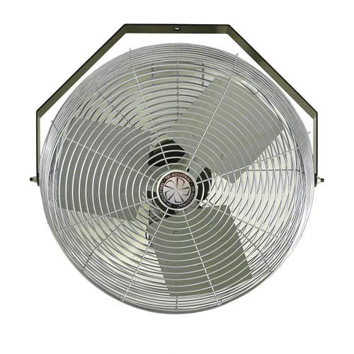 24" HIGH Velocity Work Station Fan 1/4 HP by TPI – 24 inch, Aluminum, White, Model U24TEHV