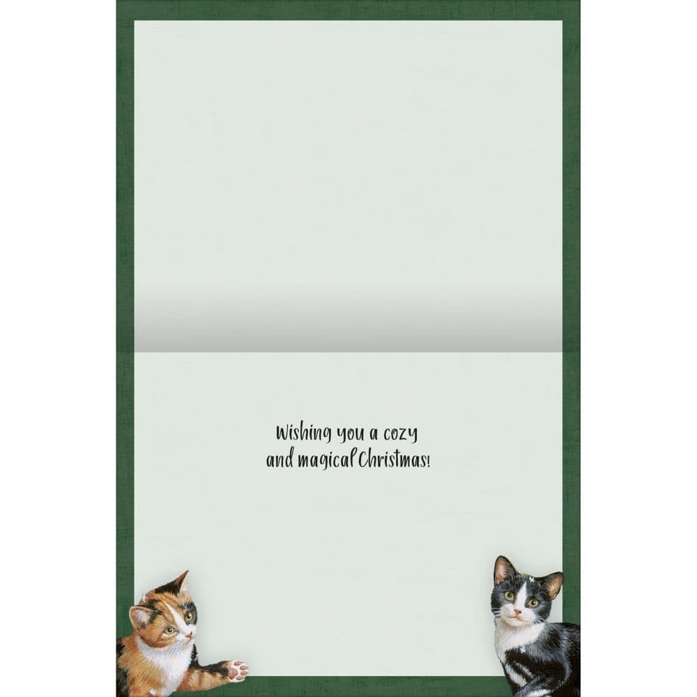Kitten Christmas by Persis Clayton-Weirs Classic Cards by Lang – 127 mm x 165.1 mm, Paper, Multi, Pack of 12, Model 2004062