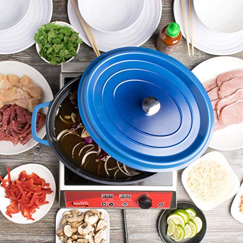 GET 6.5 Quart / Oval / Blue Dutch Ovens