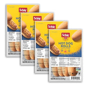 Schär Hot Dog buns / 4 pack Hamburger Buns