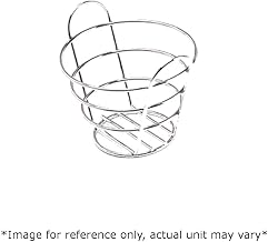 G.E.T. 4-22782 Stainless Steel Bucket Basket, 6-1/4" Diameter x 4-1/4"H, Case of 12