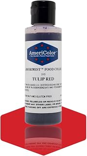 AmeriColor Tulip Red AmeriMist Airbrush Food Color, 4.5 oz