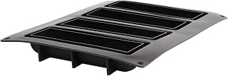 Sasa Demarle FX 02299 Flexipan Inspiration Yule Log Insert Baking Mat with 4 Channels, Each 6.76 Inch x 2.02 Inch x 1.35 Inch High