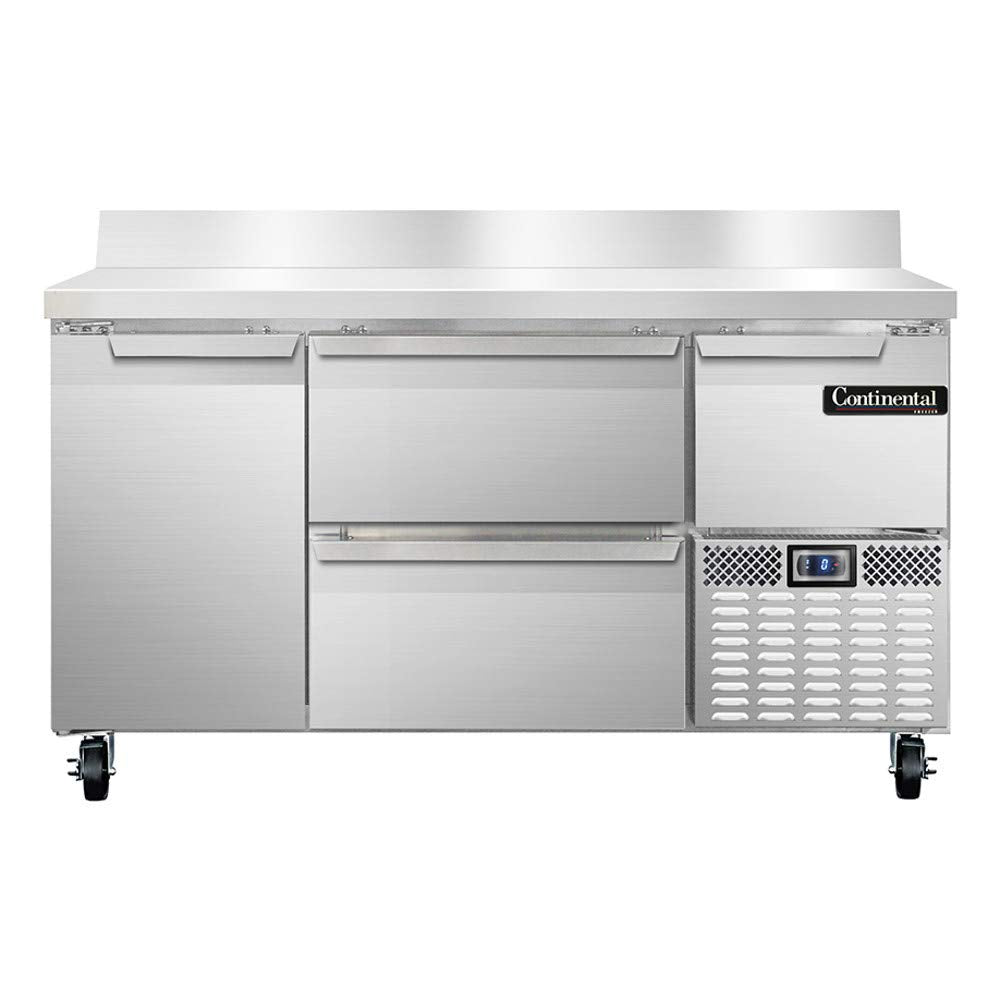 Freezer Base Worktop Unit by Continental Refrigerator – Model CFA60-BS-D