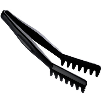Lugano Easy Grip Angled Tong by Cambro – Polycarbonate, Black, Model TGA11110