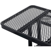 Global Industrial Black / Industrial / 96 inches x 30 inches x 17 inches Picnic Tables