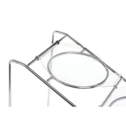 3-Tier Utensil Holder - Chrome by HUBERT – Carbon Steel, Grey, Model 52293+73128