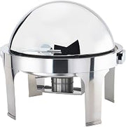 Browne Foodservice Harmony Round Chafer with roll top