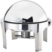 Browne Foodservice Harmony Round Chafer with roll top