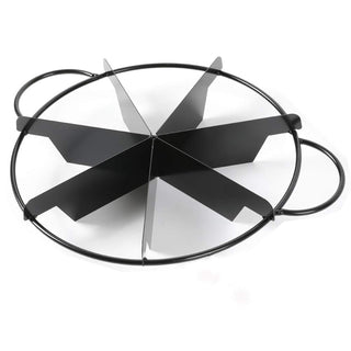 Hawok Cake and Pie Divider, 7 Slice Marker, Black Carbon Steel