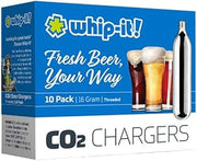Whip-It! Beer Chargers (Threaded), One Size, Silver