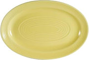 CAC China TG-51SFL Tango Sunflower Porcelain Oval Platter, 15-5/8-Inch by 10-5/8-Inch, Box of 12