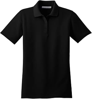 Port Authority Ladies Stain-Resistant Polo. L510 Black