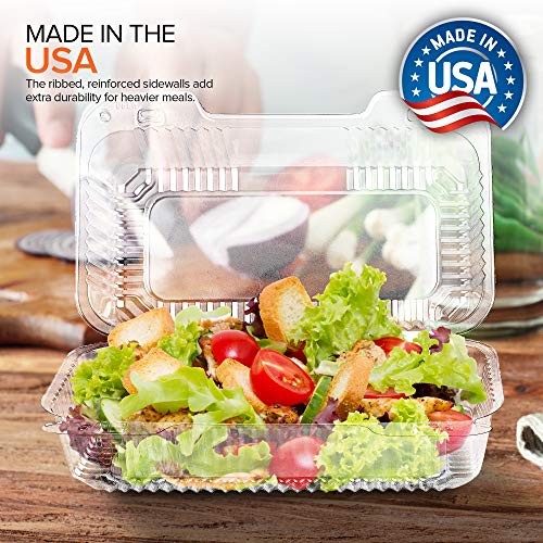 Stock Your Home 9" x 5" - 25 Count / Clear / 158.75 cubic_inches Serving Trays