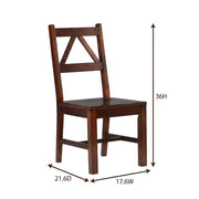 Brown Chair by Furnifact – Pine,MDF, Brown