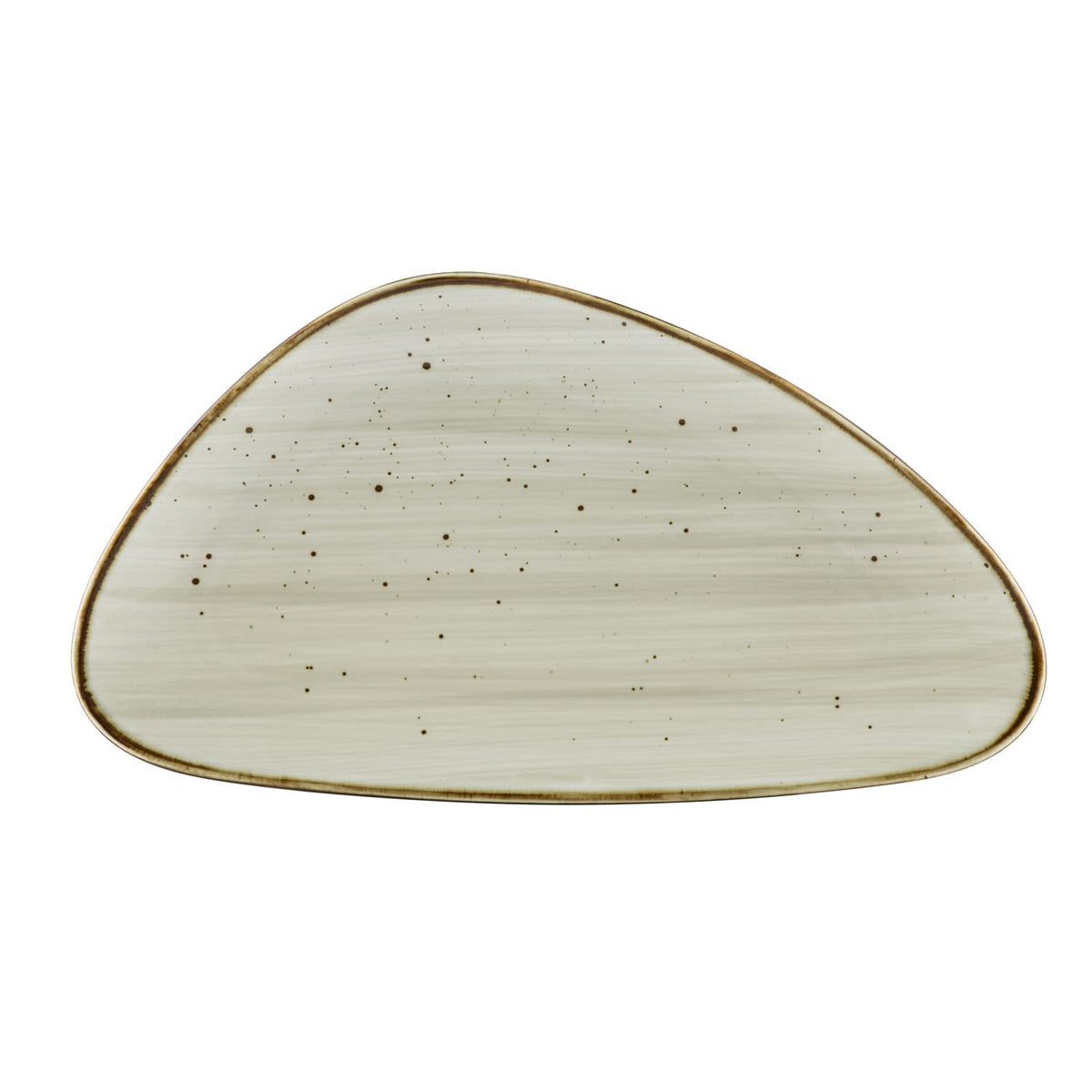 CAC China 13-1/8x7-1/4x1" / Desert Beige / Modern Dinner Plates