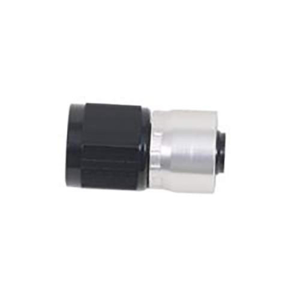 Hose Fitting (Straight Crimp (#6)) by Fragola – #6, Nylon, Black, Model 3100106
