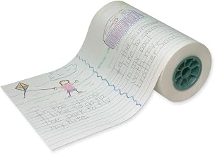 Ruled Newsprint Roll, 7/8" Ruling, 7/16",12"x500', White