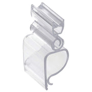 Clear Tilting Sign Holder - 1" L by HUBERT – Plastic, Clear, Pack of 25, Model 109068