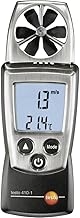 Testo 0560 4101 410-1 Digital Pocket Vane Anemometer, 0.4 to 20 m/s Velocity, -10 to +50°C Temperature