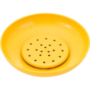 Replacement ABS Plastic Shower Head For Emergency Shower by Global Industrial – 11"L x 11"W x 5"H, Plastic, Yellow, Model 708RP539