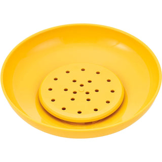 Replacement ABS Plastic Shower Head For Emergency Shower by Global Industrial – 11"L x 11"W x 5"H, Plastic, Yellow, Model 708RP539