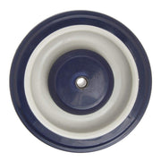 Blue Polyurethane Replacement Wheel - 5"Dia by HUBERT – Polyurethane, Blue, Model 515P-1