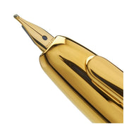 Capless Medium Retractable Fountain Pen with Gold Trim by PILOT – 1 Count (Pack of 1), Metal, Black, Model 604100101