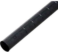 Nexel 711256 48"H Black Epoxy Post, Steel, 4 Pack