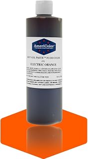AmeriColor Food Coloring, Electric Orange Soft Gel Paste, 13.5 Ounce