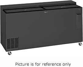 Perlick BC72LT 72" W Flat Top Low Temperature 115v Bottle Cooler w/Black Exterior