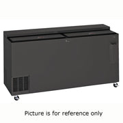BC72LT 72" W Flat Top Low Temperature 115v Bottle Cooler w/Black Exterior by Perlick – Commercial Grade
