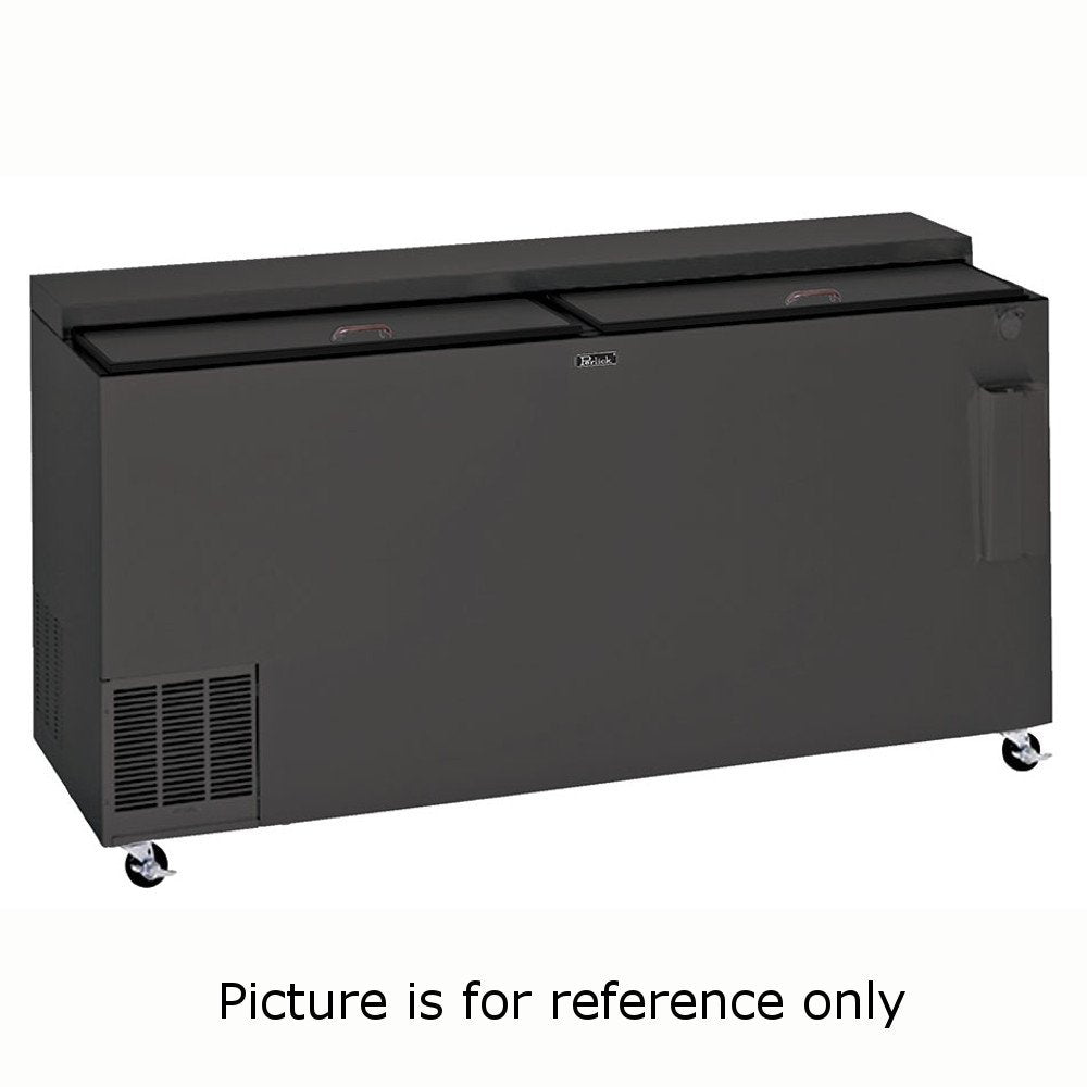 BC72LT 72" W Flat Top Low Temperature 115v Bottle Cooler w/Black Exterior by Perlick – Commercial Grade