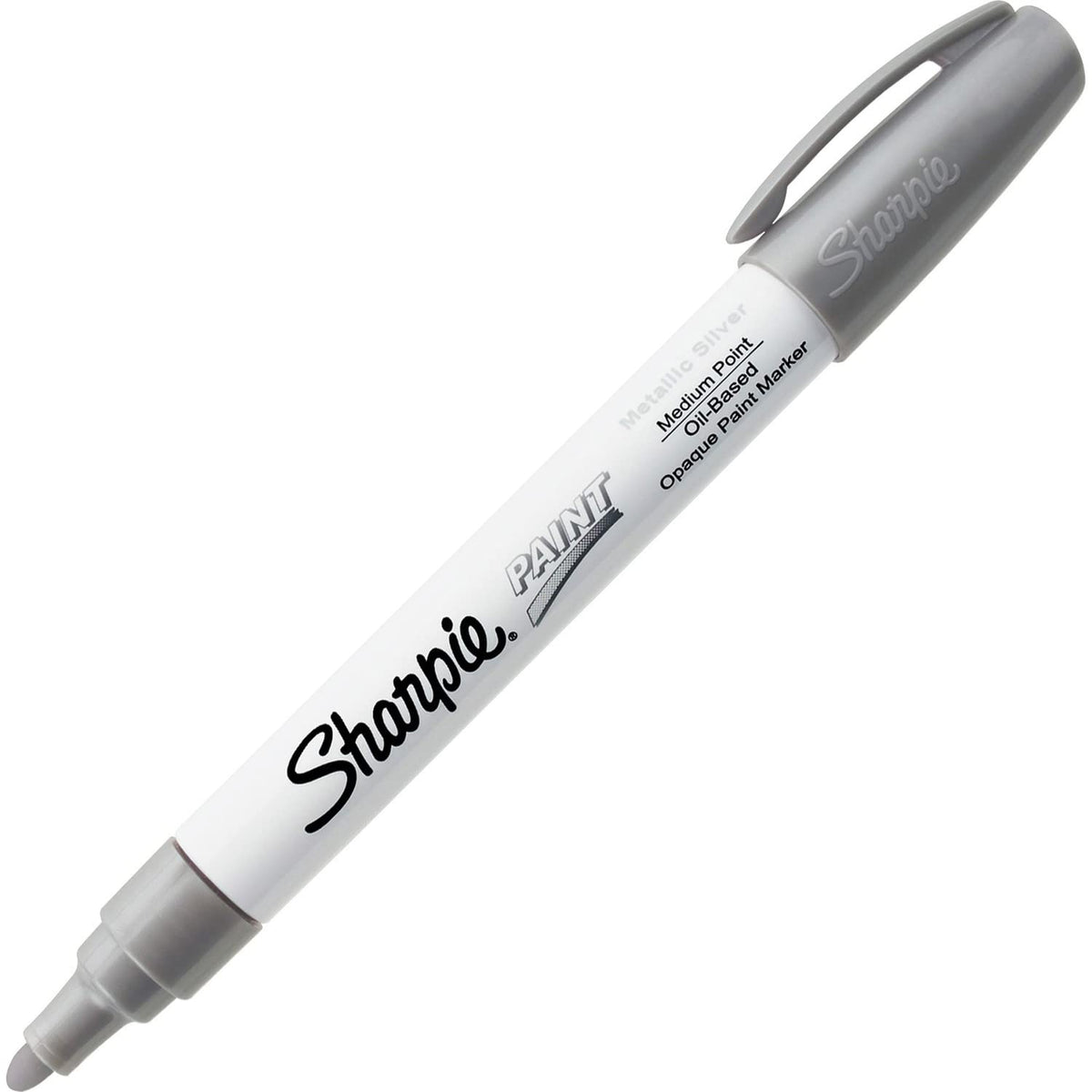 ® Permanent Paint Marker by Sharpie – 1 Count (Pack of 1), Oil, Silver, Model 35560
