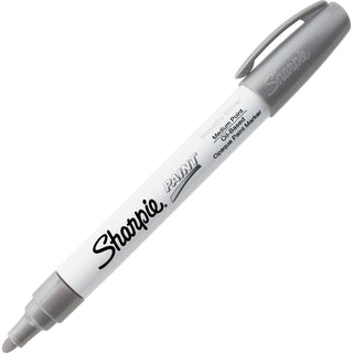 ® Permanent Paint Marker by Sharpie – 1 Count (Pack of 1), Oil, Silver, Model 35560