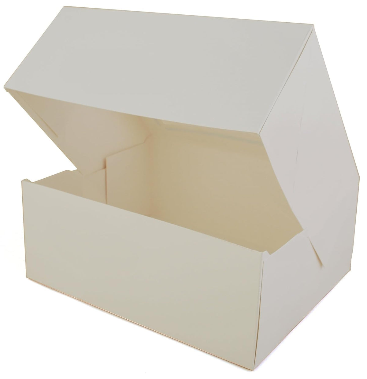 Southern Champion Tray 24223 Paperboard White Window Bakery Box – 10-1/4" Length x 8" Width x 4" Height (Case of 200)