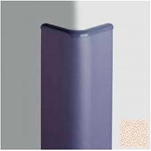 Corner Guard Bullnose 90, 3'' Wings, 4'H W/Caps, Dover WH